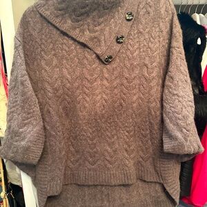 Neiman Marcus Cashmere’s Poncho/Sweater